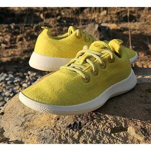 Allbirds Wool Runners Womens 5 Elephant Grass Running Shoes Sneakers 0519 NV1